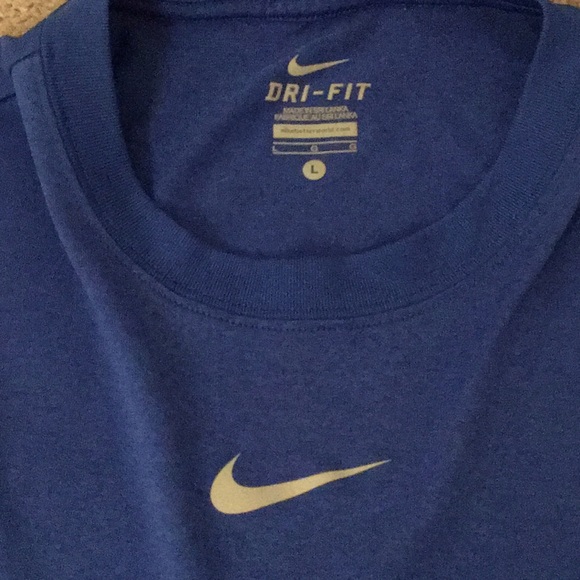 Nike Youth Large Blue Dri Fit - Picture 2 of 2